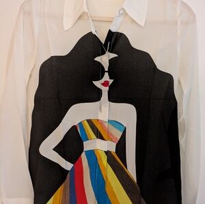 Alice and Olivia Silk Blouse